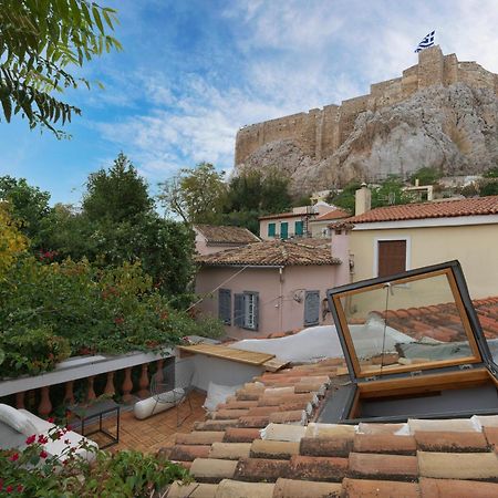 Live At The Acropolis Shadow - Under Super Scenic Anafiotika Apartment Athena Bagian luar foto