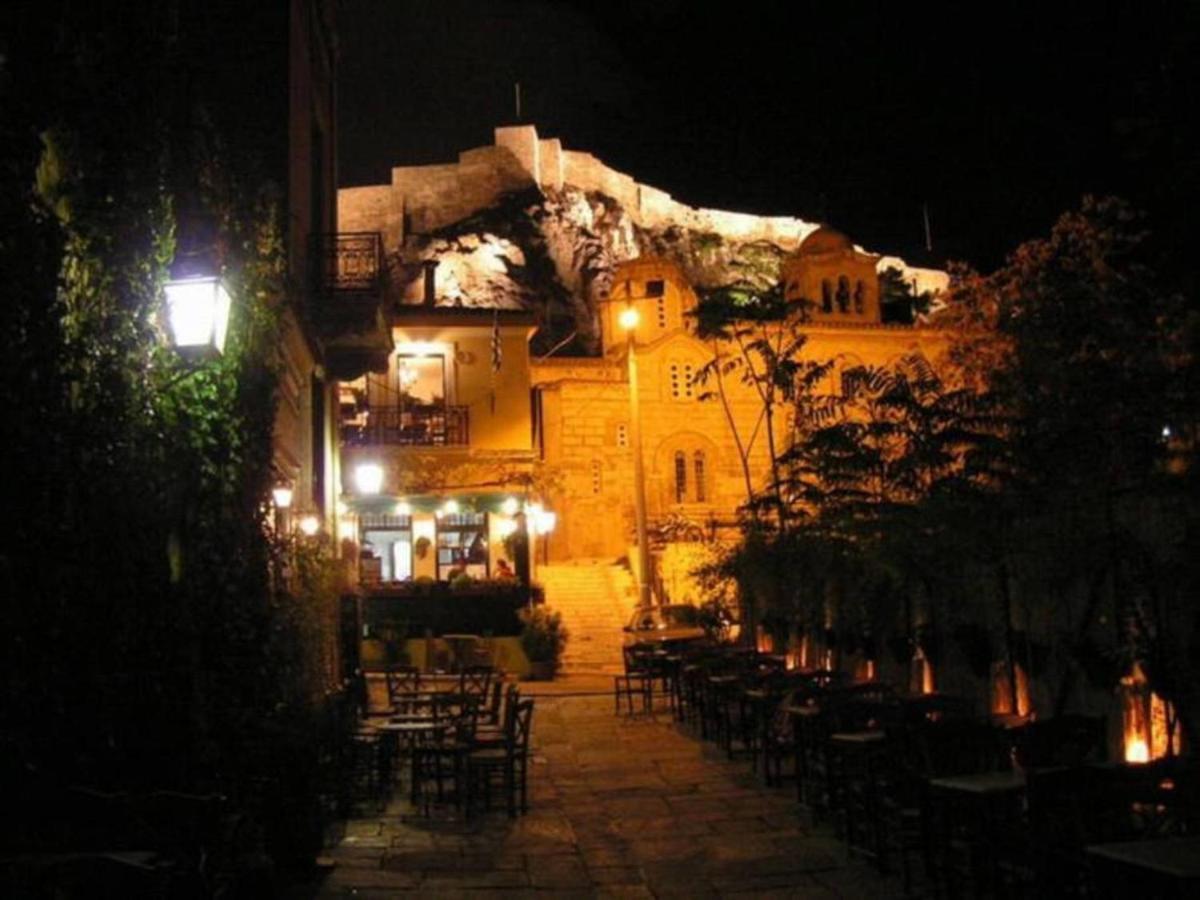 Live At The Acropolis Shadow - Under Super Scenic Anafiotika Apartment Athena Bagian luar foto